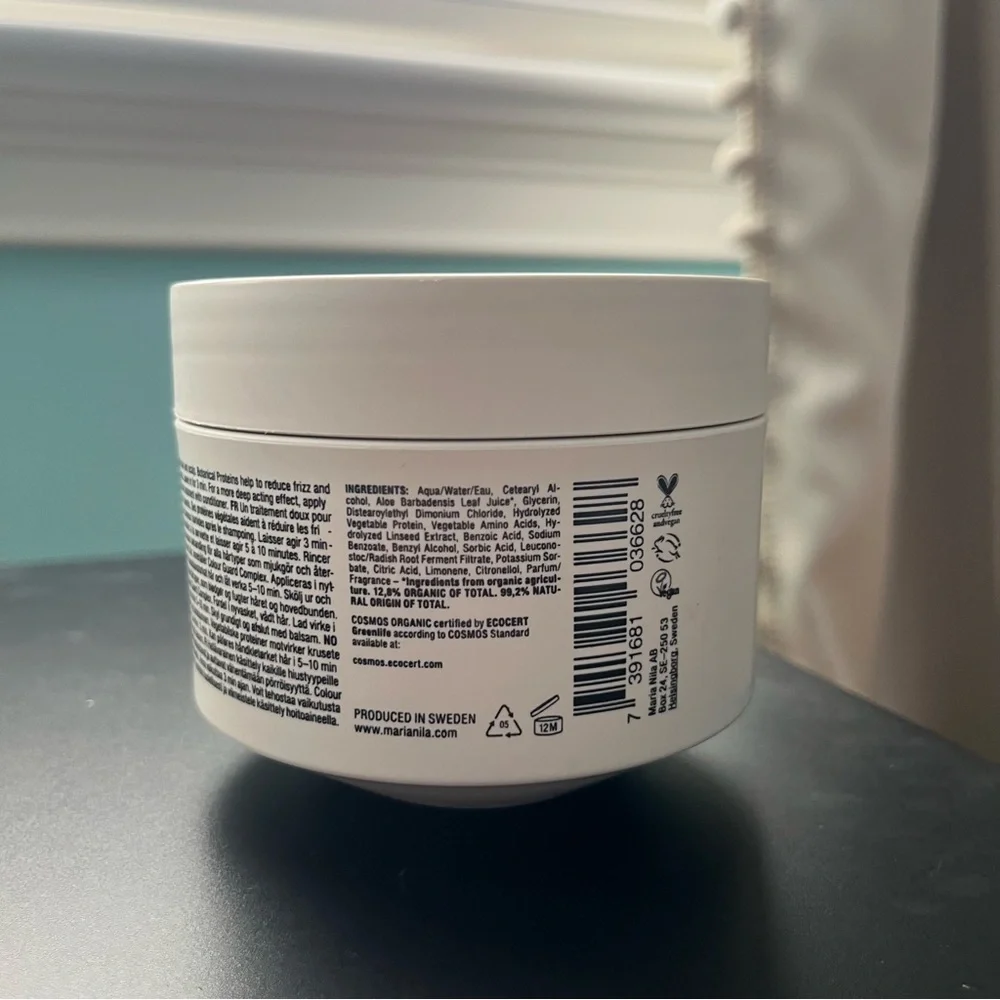 Maria Nila Stockholm Eco Therapy Revive Hair Masque Full Size 8.5 Fl Oz NWT
